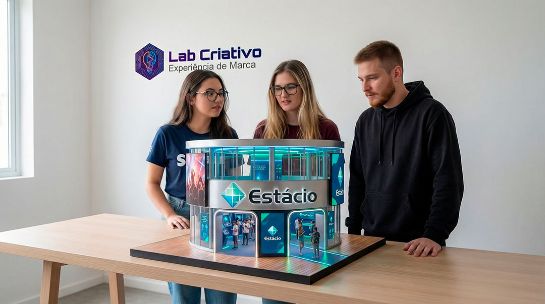 Show e experiência imersiva em festival